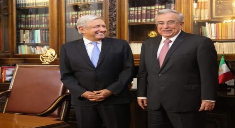 Estuvo presente Rubén Rocha en reunión con AMLO en CDMX