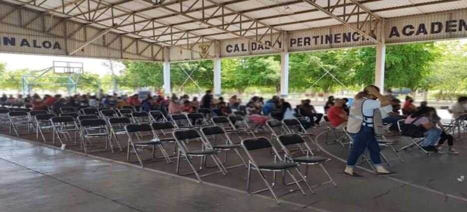 Poca afluencia en los módulos de vacunación