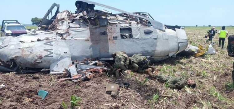 Fue derribado helicóptero Black Hawk de la Marina en Los Mochis