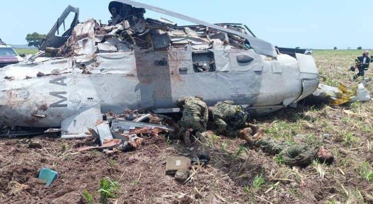 Fue derribado helicóptero Black Hawk de la Marina en Los Mochis