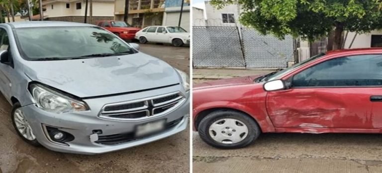 Accidente vial en la calle Ignacio Allende