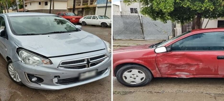 Accidente vial en la calle Ignacio Allende