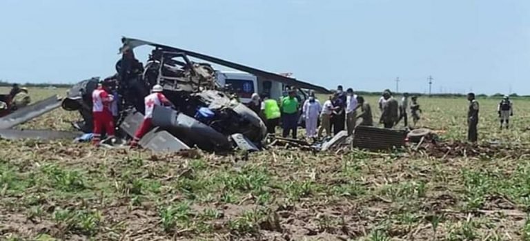 Caída de helicóptero de la SEMAR fue por falta de combustible