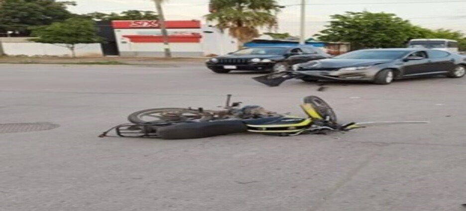 Accidente en el fraccionamiento Valle del Rey