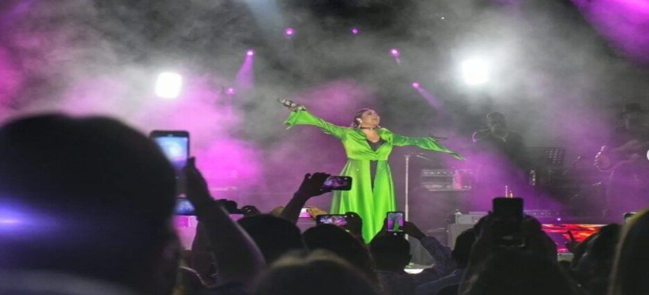 Así fue el concierto de Yuridia en Los Mochis