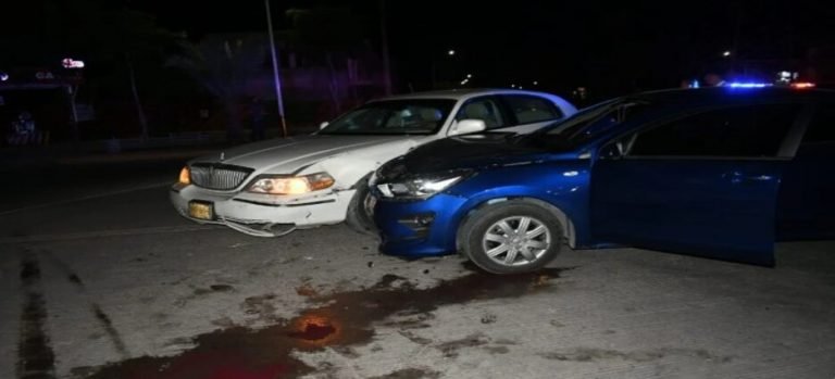 Accidente en el fraccionamiento Jardines del Bosque