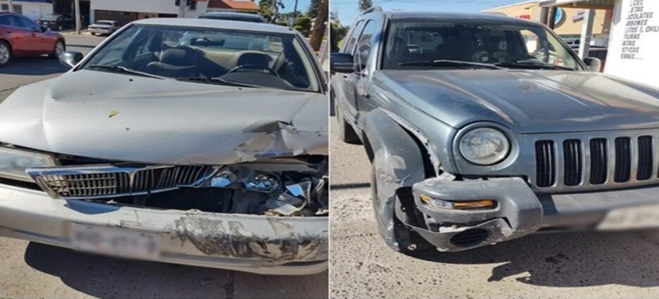 Conductor lesionado en la colonia Scally