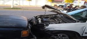 Fuerte carambola dejó dos personas lesionadas