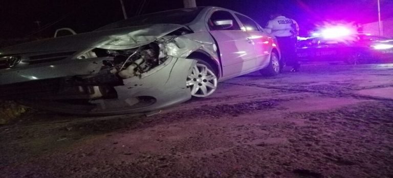 Accidente vial en la zona centro de Los Mochis
