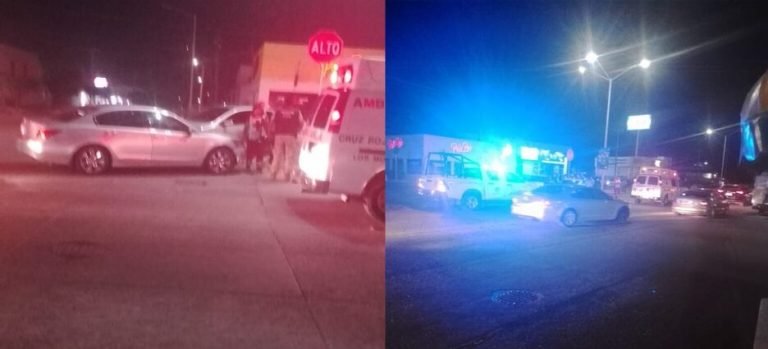 Accidente vial en el sector Viñedos