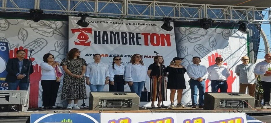 El Hambretón 2022, recauda 57 mil 100 kilos de alimentos