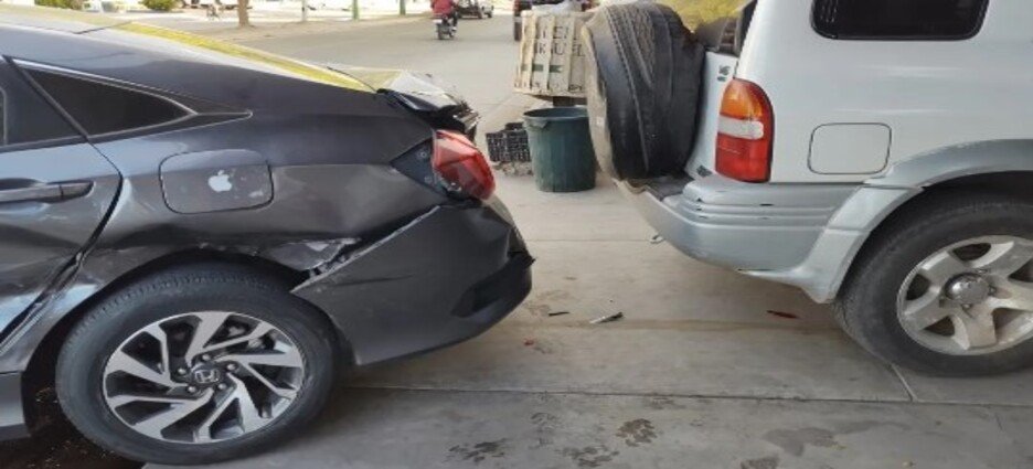 Accidente vial en el bulevar centenario