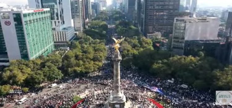 Marcha del presidente Andrés Manuel López Obrador