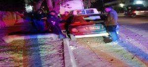 Embarazada protagonizó accidente vial en el sector Centro de Los Mochis