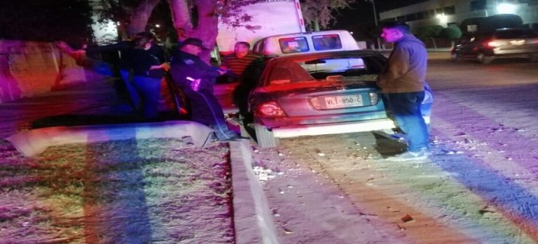 Embarazada protagonizó accidente vial en el sector Centro de Los Mochis