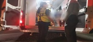 Accidente vial en el El Trébol deja dos jóvenes lesionados