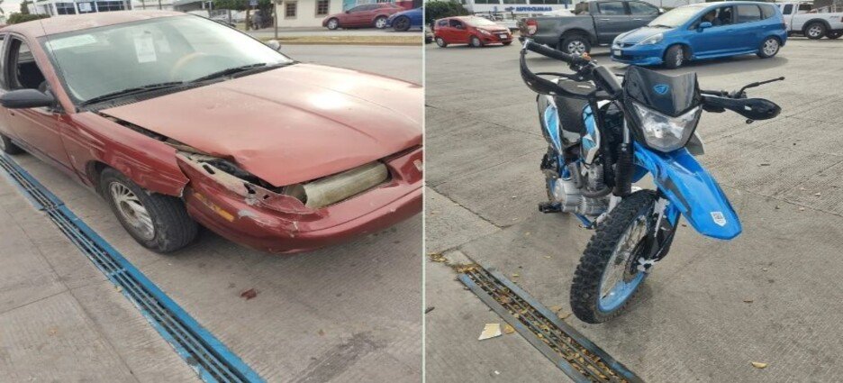 Joven termina lesionado en el bulevar Macario Gaxiola