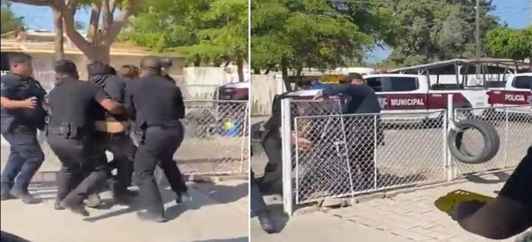 Policías municipales ejercen violencia en contra de dos jóvenes