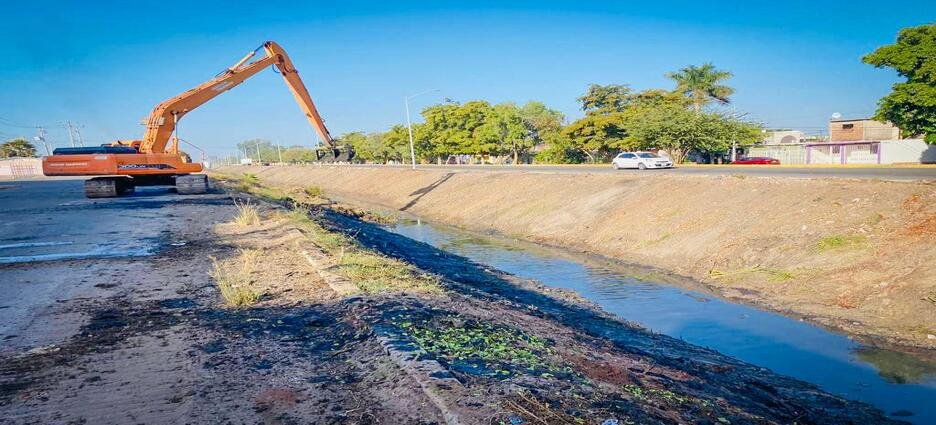 Avanzan las obras de limpieza de canales y drenes