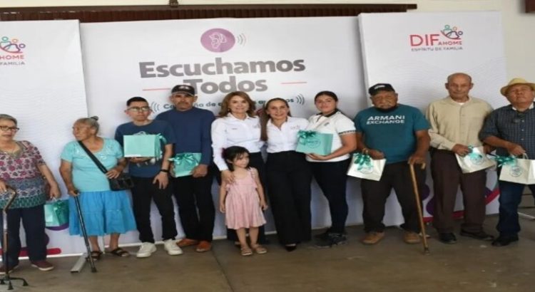 El Sistema DIF Ahome entregó 55 aparatos auditivos