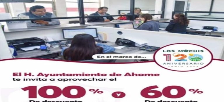 Se aprueba en Los Mochis descuentos en multas y recargos de impuestos municipales