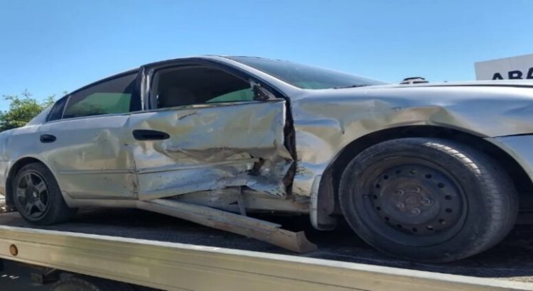 Accidente en el fraccionamiento Santa Luz