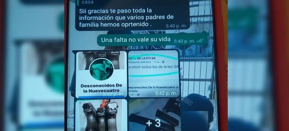 Pese a amenazas no suspenderán clases en la ETI 94 de Los Mochis