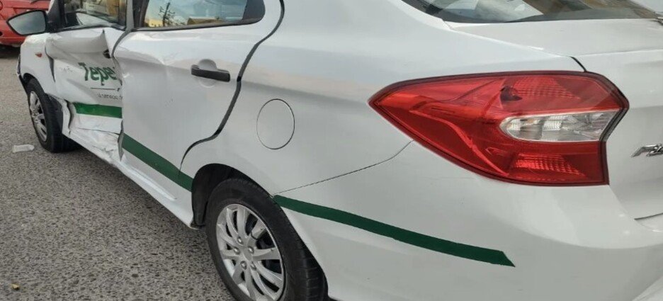 Accidente vial en el cruce de Miguel Hidalgo y Niños Héroes