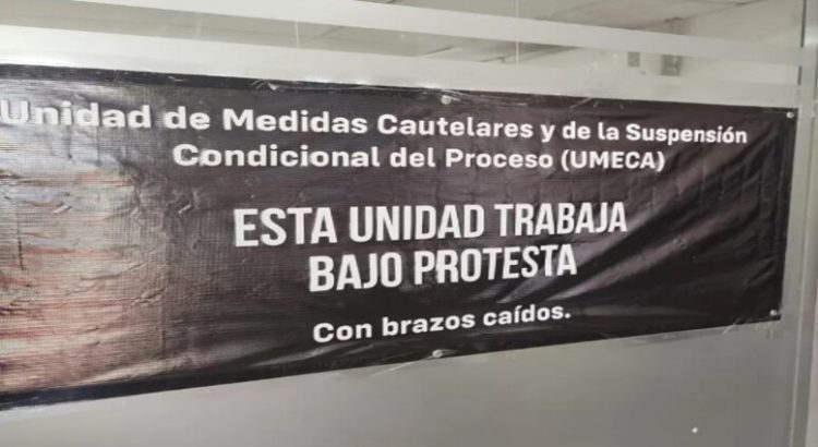 Detienen labores Trabajadores de la Unidad de Medidas Cautelares