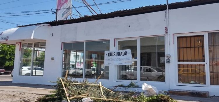Clausuran la florería fue objetivo de actos de violencia