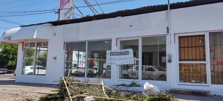 Clausuran la florería fue victima de actos de violencia