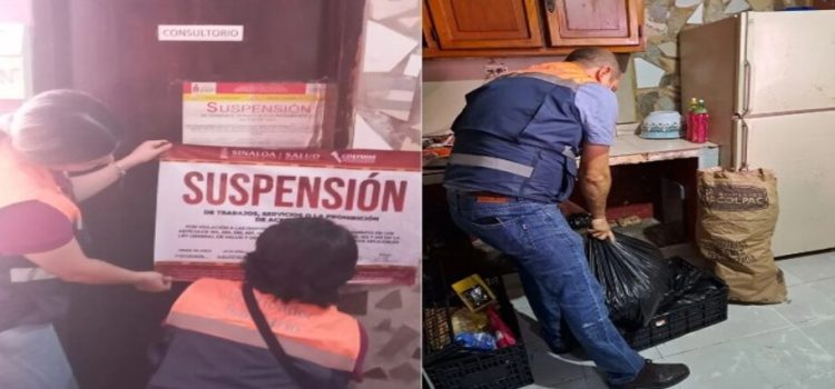 Consultorio médico es suspendido por Coepriss