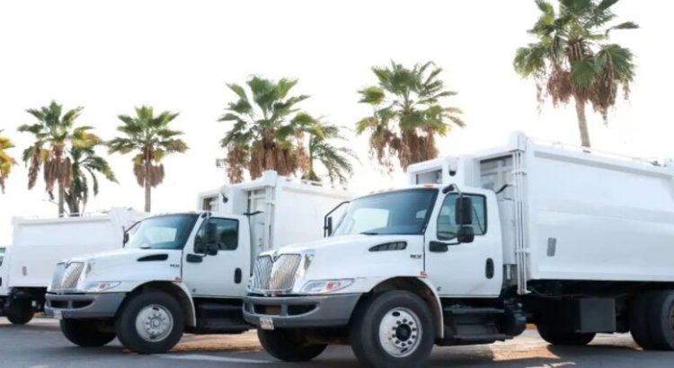 Llegan a Los Mochis los camiones rentados por OP Ecología