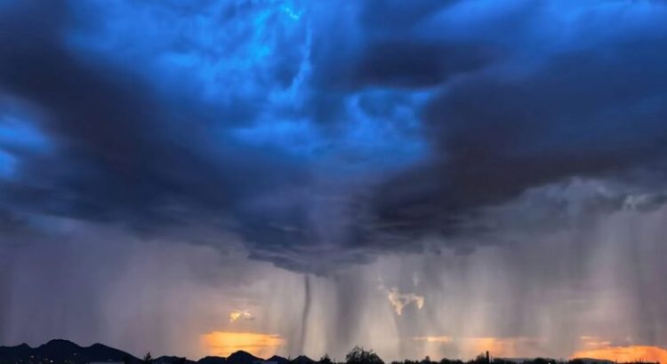 Prevén lluvias fuertes este sábado en Sinaloa por el monzón mexicano
