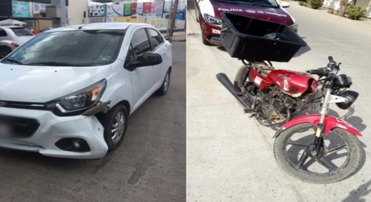 Accidente vial en la colonia San Francisco