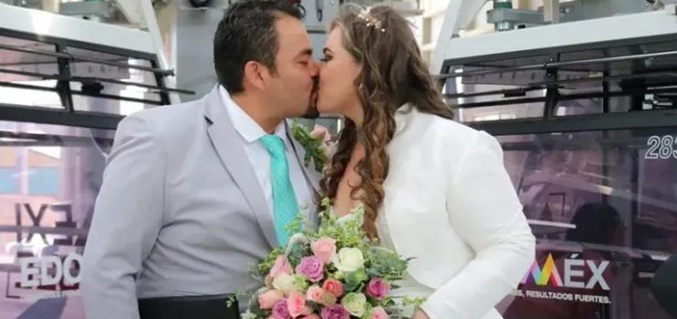 Una boda… de altura