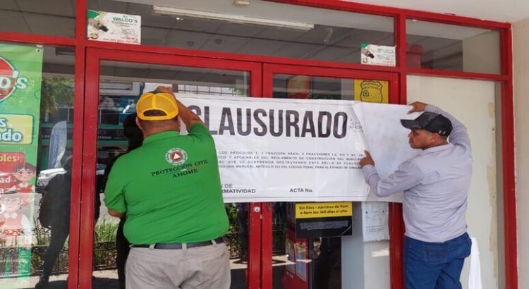 Ayuntamiento clausuró una tienda y multó a conocido hotel