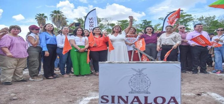 Colocan la primera piedra del Centro de Justicia para Mujeres en Los Mochis