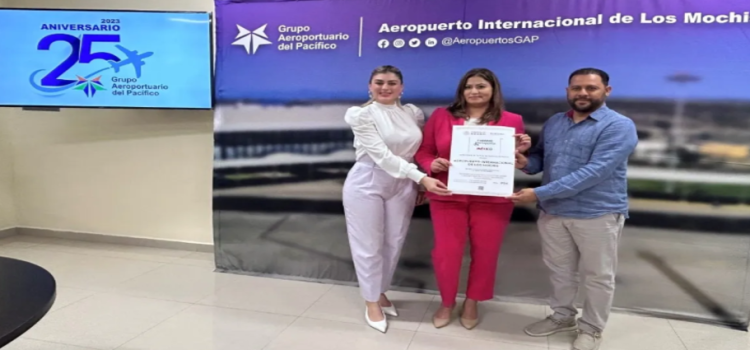 Entregan al Aeropuerto de Los Mochis el sello de turismo incluyente