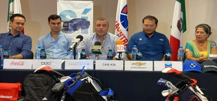 Presentan el Torneo de Golf Canacintra con causa
