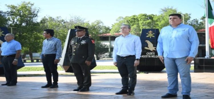 Inauguran Hemiciclo del Bicentenario del Heroico Colegio Militar en Los Mochis