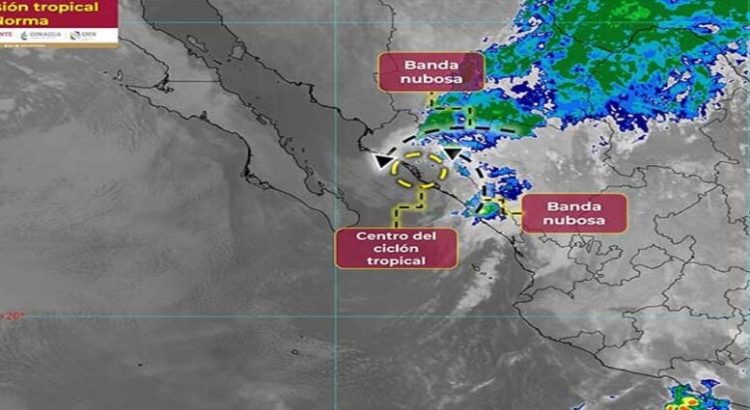 Norma toca tierra en Sinaloa por Altata