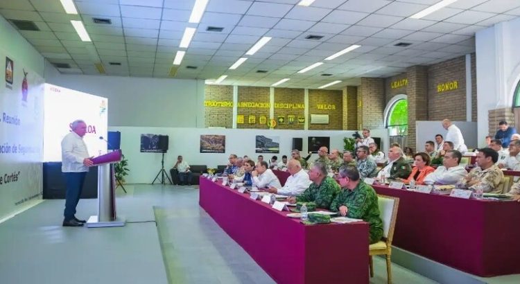 Rocha Moya acudió a la séptima reunión regional de seguridad del Mar de Cortés