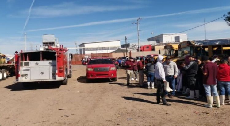 Fuga de amoniaco en empacadora de Los Mochis deja 8 lesionados