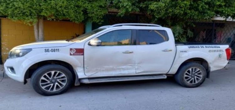 Protagonizan accidente vial una vagoneta Trail Blazer y camioneta del Ayuntamiento