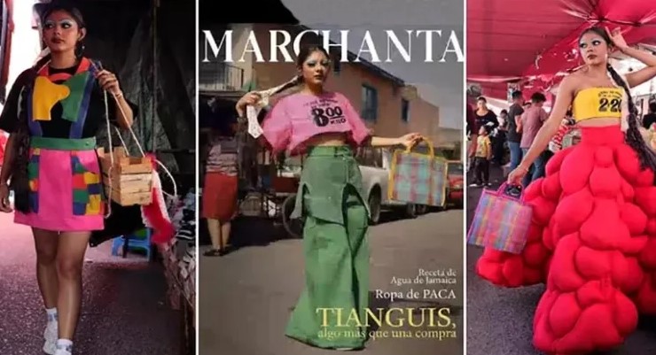 Lanzó su colección de ropa inspirada en los tianguis