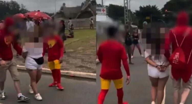 Policías disfrazados de Chapulín Colorado capturaron a 59 rateros en Carnaval