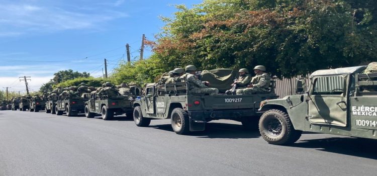 Despliegan a 300 militares para tareas de seguridad en Sinaloa