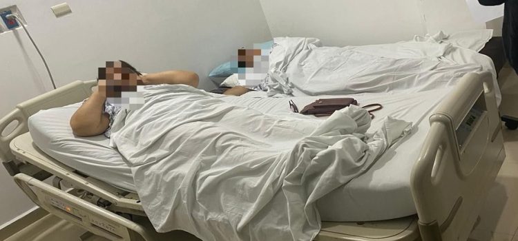 Tres personas resultan lesionadas tras caer un elevador en una  clínica particular