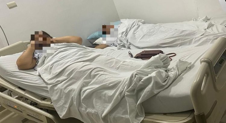 Tres personas resultan lesionadas tras caer un elevador en una  clínica particular
